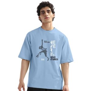 NOBERO Men's Graphic Print Oversized Fit T-Shirt