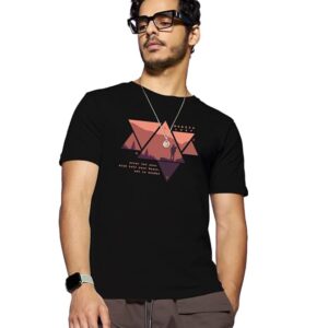 Bewakoof Men's Printed 100% Cotton T-Shirt -